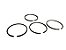 Conjunto Com 4 Anéis De 3 Polegadas Para Compressor De Ar Schulz - 830.0623-0 - Imagem 1