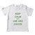 Camiseta Infantil Keep Calm and Okê Arô Oxossi - Imagem 1