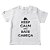 Camiseta Infantil Keep Calm and Bate Cabeça - Imagem 1