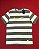 Camiseta Nike Swoosh Listrada Cinza Masculina - Imagem 1
