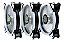 Kit 3 Cooler Fan Rise Smart  RGB Dual Led  120mm - Imagem 5