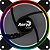Cooler Fan SATURN 12 FRGB Fixa Preta AEROCOOL - Imagem 2