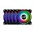 Kit 5 Cooler Fan Saturn Aerocool DRGB Preto 12F - Imagem 1