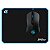 Kit Mouse Pro M7 + Mousepad Speed Grande Fortrek Preto/Azul - Imagem 1