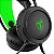 Headset Gamer T-Dagger Ural LED Verde Driver 40mm Preto e Verde - T-RGH202 - Imagem 3