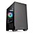 Gabinete Gamer Thermaltake Versa S100 TG 1 Fan Vidro Temperado SPCC Preto - CA-1Q9-00S1WN-00 - Imagem 1