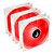 Kit Cooler Fan Rise Mode 3x120mm RGB 12V Controladora Branco - RM-CF-02-RGB - Imagem 4