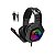 Headset Gamer Fortrek Black Hawk RGB Drivers 50mm P2 + USB Microfone Preto - Imagem 1
