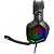 Headset Gamer Fortrek Black Hawk RGB Drivers 50mm P2 + USB Microfone Preto - Imagem 2