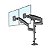 Suporte Para 2 Monitores PIX Ajustável 17" a 35" com Pistão a Gás Duplo Preto -  PX-H160 - Imagem 1
