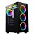 Gabinete Gamer Rise Mode Glass 06x MidTower ATX Vidro Temperado 6xFans ARGB S/Fonte Preto - RM-CA-06XB-ARGB - Imagem 1