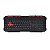 Teclado Gamer Fortrek GK706 Spider USB ABNT2 Plug & Play Preto/Vermelho - Imagem 1