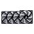 Kit 4 Cooler Fan Rise Mode 120mm 12v Preto - RM-BK-01-FB - Imagem 1