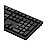 Kit Teclado E Mouse Akko Sem Fio Full Size ANSI Switches Scissor Preto E Ciano - MX108 - Imagem 5