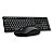 Kit Teclado E Mouse Akko Sem Fio Full Size ANSI Switches Scissor Preto E Ciano - MX108 - Imagem 1