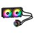 Water Cooler Rise Mode Aura Ice ARGB 240mm AMD Intel Preto - RM-WAIB-05-ARGB - Imagem 1