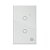 Smart Interruptor Positivo 2 Módulos Touch 2300W Alexa Ou Google Assistente Branco - Imagem 2