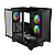 Gabinete Gamer Gamdias Atlas M1 3 Fans ARGB MidTower Frental/Latera  Vidro Temperado Preto - Atlas M1 - Imagem 3