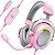 Headset Gamer Fifine SuperFrame Edition SFH6 RGB 7.1 Surround 50mm USB - Rosa - Imagem 1