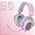 Headset Gamer Fifine SuperFrame Edition SFH6 RGB 7.1 Surround 50mm USB - Rosa - Imagem 3