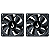 Kit 2 Cooler Fan Rise Mode Black 80mm 12v Preto - RM-BK-02-FB - Imagem 1
