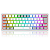Teclado Mecânico Gamer Redragon Fizz Lunar Dawn RGB USB 2.0 60% Switch Azul Branco e Cinza - K617-RGB-WG - Imagem 1