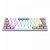 Teclado Mecânico Gamer Redragon Fizz Lunar Dawn RGB USB 2.0 60% Switch Azul Branco e Cinza - K617-RGB-WG - Imagem 4