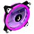 Cooler Fan Rise Mode Galaxy Motherboard 120mm RGB Preto - RM-MB-01-12V - Imagem 4
