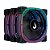 Kit 3 Fans Rise Mode Aura Pro Black ARGB 120mm Preto - RM-AUB-02-ARGB - Imagem 1