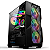 Gabinete Gamer Hayom 3 Fans S/Fonte MidTower RGB ATX Vidro Temperado Preto - GB1710 - Imagem 1