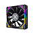 Cooler Fan Fortrek Frosty Rainbow 120mm 1200 RPM Preto - 83900 - Imagem 1