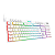 Teclado Mecânico Redragon Low Profile Horus Switch Brown USB Branco - K619W-RGB - Imagem 2