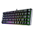 Teclado Gamer Fortrek Fearless 65 Compact Rainbow Membrana ABNT2 65% Preto - Imagem 3