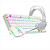 Kit Gamer Redragon RGB Headset Lamia 2 40mm + Teclado Kumara Switch Outemu Brown + Mouse Cobra 12400DPI Branco - S125W - Imagem 1