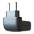 Protetor Contra Surtos Clamper DPS 2P 20A Pocket Fit 127V/220V Preto - 84864 - Imagem 2