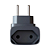 Protetor Contra Surtos Clamper DPS 2P 10A Pocket Fit 127V/220V Preto - 84861 - Imagem 3
