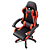 Cadeira Gamer KBM Gaming CG200 Pistão Classe 3 Apoio Cabeça/Lombar Preto e Vermelho - KGCG200PTVM - Imagem 2