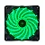 Cooler Fan Bluecase BF-23G Led Verde 120mm 12V - BF-23G - Imagem 1