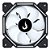 Cooler Fan Gamer Rise Mode Hex ARGB 120mm Preto - RM-FC-01-5V - Imagem 4