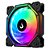 Cooler Fan Gamer Rise Mode Hex ARGB 120mm Preto - RM-FC-01-5V - Imagem 2