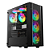 Gabinete Gamer Gamdias Aura GC2 Elite ARGB 4 Fans MidTower ATX Preto - AURA GC2 ELITE ARGB - Imagem 1