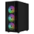 Gabinete Gamer Gamdias Aura GC2 Elite ARGB 4 Fans MidTower ATX Preto - AURA GC2 ELITE ARGB - Imagem 5