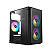 Gabinete Gamer Acegeek Forge 2 Fans S/Fonte MiniTower Lateral Acrilico Preto - AG-FORGE-BK-I2F - Imagem 1