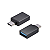 Adaptador MD9 OTG USB 3.0 Fêmea Para USB-C Macho Preto - 7973 - Imagem 1