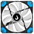 Cooler Fan Rise Mode Wind W1 120mm Led Azul Preto - RM-WN-01-BB - Imagem 6