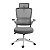 Cadeira Office Redragon Hela Branca C/Cinza Até 130Kg Pistão A Gás - C214-W - Imagem 1