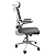 Cadeira Office Redragon Hela Branca C/Cinza Até 130Kg Pistão A Gás - C214-W - Imagem 3