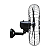Ventilador De Parede Ventisol 60cm 200W 1.400Rpm 3 Pás Bivolt Controle De Velocidade Preto Metálico - Imagem 2