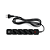 Filtro De Linha Intelbras 4 Tomadas 2xUSB 10A 3M Bivolt Preto - EPE 204 USB + PT - Imagem 1