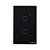 Smart Interruptor Intelbras 2 Módulos Touch2 Wi-Fi 50/60Hz Bivolt Preto - EWS1002BR - Imagem 1